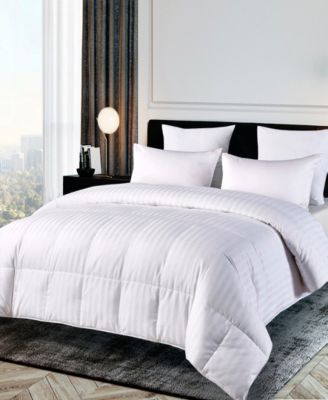 Blue Ridge - 500TC Damask Stripe Duraloft&reg; Down Alternative King Comforter