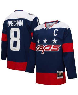 Mitchell & Ness - Men's Alexander Ovechkin Navy Washington Capitals Power Play Jersey