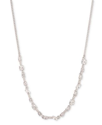 Givenchy - Mixed Crystal Statement Necklace, 16" + 3" extender