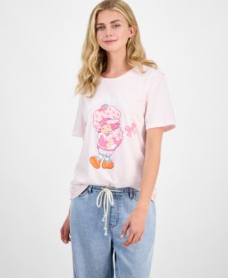 Love Tribe - Juniors' Strawberry Shortcake Graphic Print T-Shirt
