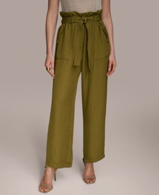 Donna Karan New York - Women's Paperbag-Waist Ankle Pants
