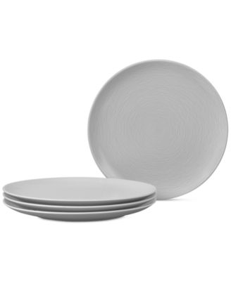 Noritake - Swirl Coupe Dinner Plates, Set of 4