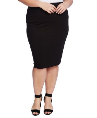 Vince Camuto - Plus Size Pull-On Midi Tube Skirt