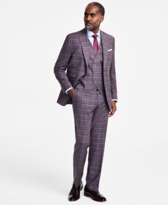 Tayion Collection - Men's Regular-Fit Suit Jacket, Vest & Pants