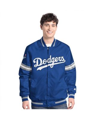 Starter - Men's&nbsp; Royal Los Angeles Dodgers Scout Full-Snap Varsity Jacket