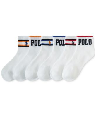 Polo Ralph Lauren - Women's Polo Varsity Stripe Quarter Socks