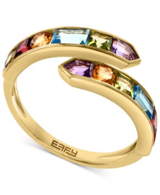 EFFY Collection - Multi-Gemstone Bypass Ring (2-1/2 ct. t.w.) in 14k Gold