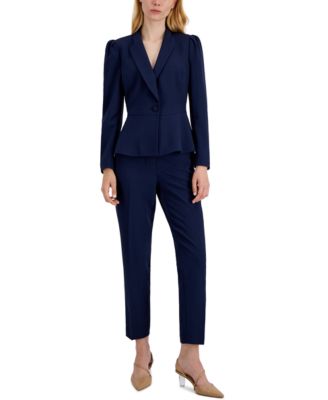 Tahari ASL - Belted Wrap Pant Suit