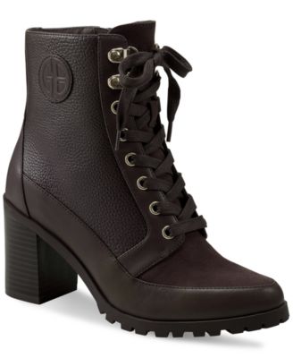 Giani Bernini - Keegann Lace-Up Lug Booties