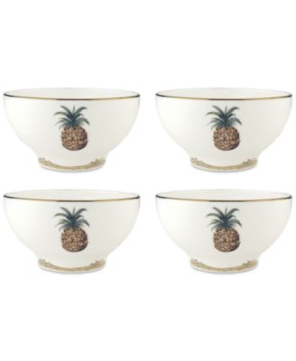 Lenox - British Colonial Bamboo Rice Bowls, Set of 4