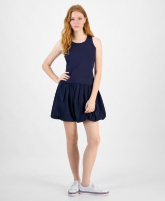 Tommy Hilfiger - Women's Bubble-Hem Mini Dress