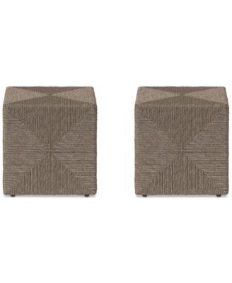 Agio - Sonetta Outdoor Seating Cube, Set of 2
