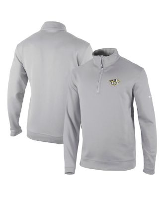 Columbia - Men's Gray Nashville Predators Wickham Hills Omni-Wick Quarter-Zip Jacket