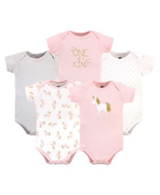 Hudson Baby - - Baby Boys and Girls Cotton Bodysuit Set