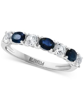 EFFY Collection - Blue & White Sapphire (1-1/10 ct. t.w.) in 14k White Gold