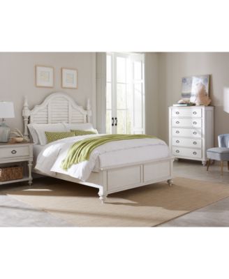 Furniture - Mandeville 3pc Bedroom Set (Louvered California King Bed + Drawer Chest + 1-Drawer Nightstand)