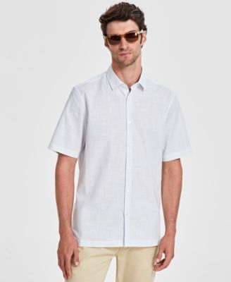 Alfani - Men's Lenny Maze Short-Sleeve Shirt, Created for Macy's