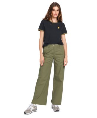 Volcom - Juniors' Wide-Leg Cargo Pants