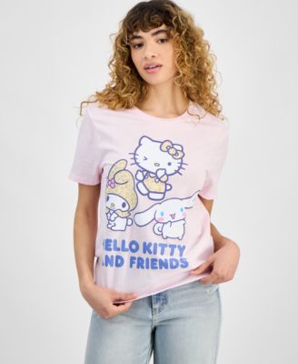 Love Tribe - Juniors' Hello Kitty Graphic Print T-Shirt