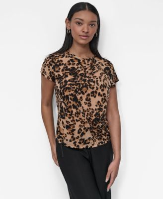 DKNY - Women's Cheetah-Print Top