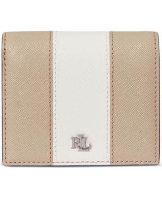 Lauren Ralph Lauren - Crosshatch Leather Compact Wallet