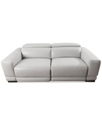 Furniture - Krofton 2-Pc. Beyond Leather Fabric Sofa with 2 Power Motion Recliners