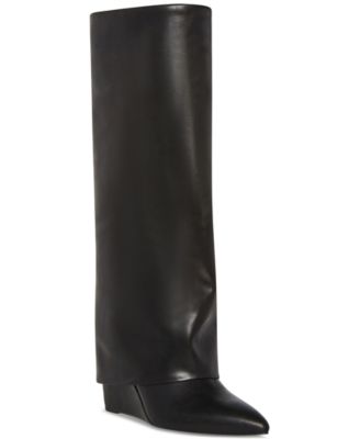 Madden Girl - Evander Cuffed Wedge Dress Boots