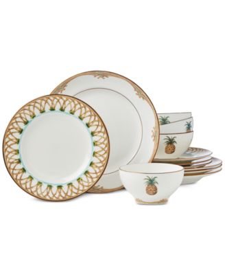 Lenox - British Colonial Bamboo 12-Pc. Dinnerware Set, Service for 4