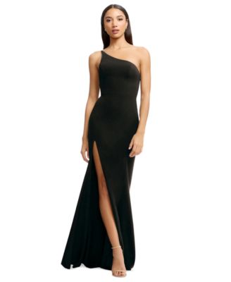 Dress the Population - Women's Amy One-Shoulder Gown