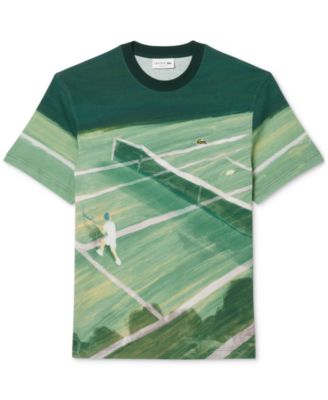 Lacoste - Men's Tennis Court Graphic T-Shirt
