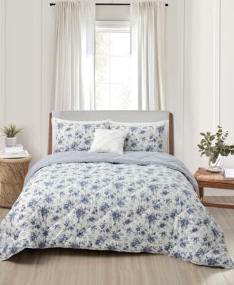 Sunham - Splendid Layla Floral-Print 4-Pc, Comforter Sets