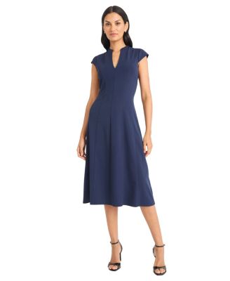 Maggy London - Women's Short-Sleeve Midi Dress