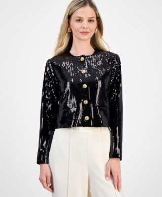 I.N.C. International Concepts - Petite Sequin Jacket