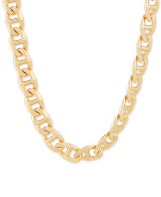 Macy's - Mariner Link 24" Chain Necklace in 18k Gold-Plated Sterling Silver