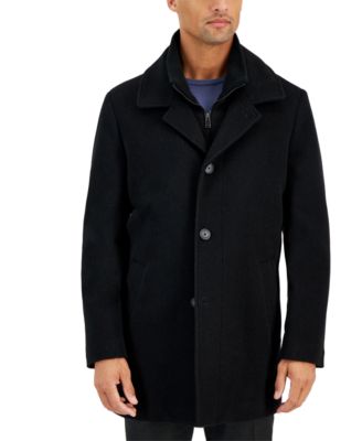 Calvin Klein - Men's Classic Black Overcoat