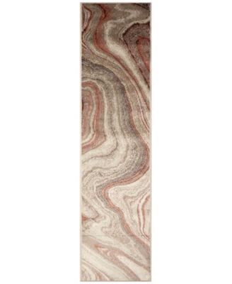 Liora Manne' - Ariana Marble 1'11"x7'6" Runner Area Rug