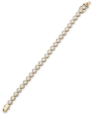 Emily in Paris - Gold-Tone Cubic Zirconia Flex Bracelet