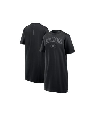 Fanatics - Women's Black Georgia Bulldogs Elements Go Tri-Blend T-Shirt Dress