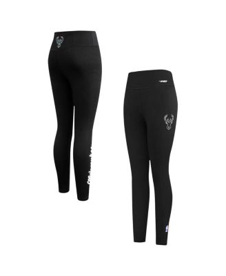 Pro Standard - Women's Black Milwaukee Bucks Paint the City Jersey Leggings