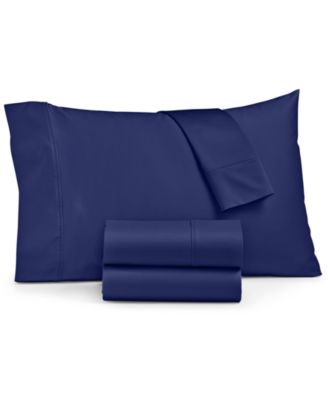 Sunham - Ashford 1500-Thread Count 4-Pc. Solid King Sheet Set