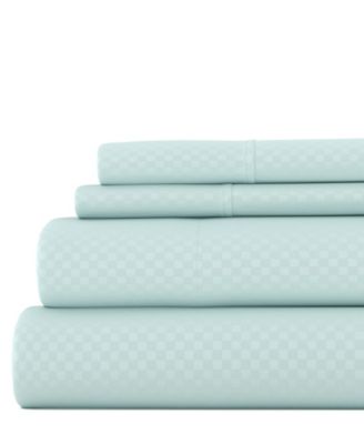 ienjoy Home - Expressed In Embossed by The Home Collection 4 Piece Bed Sheet Set, King