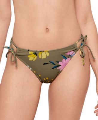 Salt + Cove - Juniors' Floral-Print Side-Tie Bikini Bottoms, Exclusively at Macy's