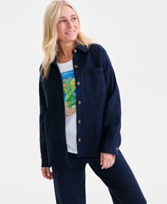 Style & Co - Women's Dobby Twill Shirt Jacket