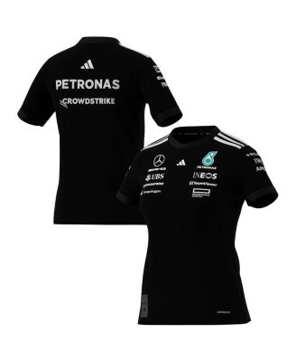 adidas - Women's Black Mercedes-AMG Petronas F1 Team Driver Wear Replica Jersey