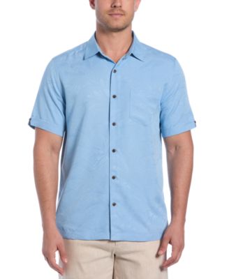 Cubavera - Men's Palm Print Short-Sleeve Button-Down Shirt