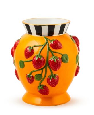 MacKenzie-Childs - Tutti Frutti Strawberry Vase