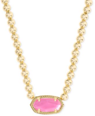 Kendra Scott - 14k Gold-Plated Mother-of-Pearl Pendant Necklace, 14-1/2" + 4" extender