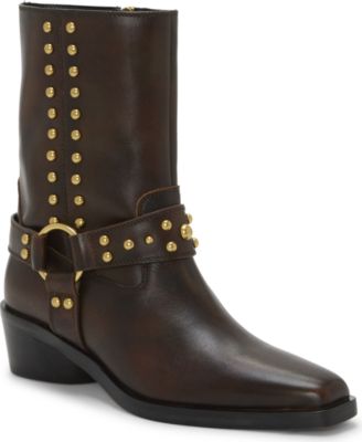 Vince Camuto - Women's Roista Studded Western Moto Boots