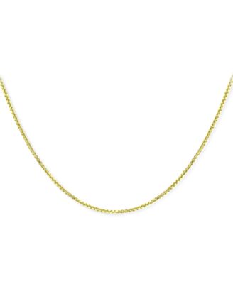 Giani Bernini - Box Link 18" Chain Necklace in 18k Gold-Plated Sterling Silver
