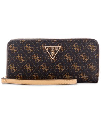 GUESS - Laurel Large 4G Monogram Zip Around Wallet